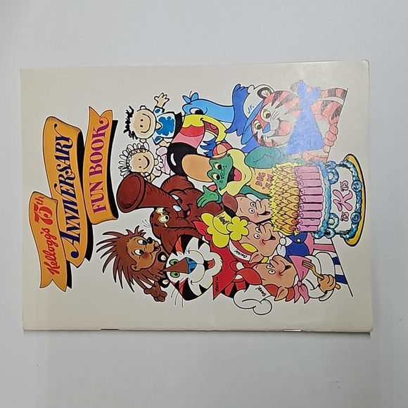 Vintage Kellogg's 75th Anniversary Fun Book (New) - Picture 1 of 6